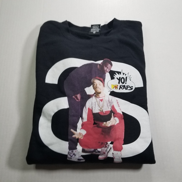 Stussy × Yo!MTV raps Sweat grey Stussy Shirt Stussy Mtv Raps